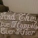 Customized Wooden Wedding Signs