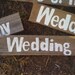 Customized Wooden Wedding Signs