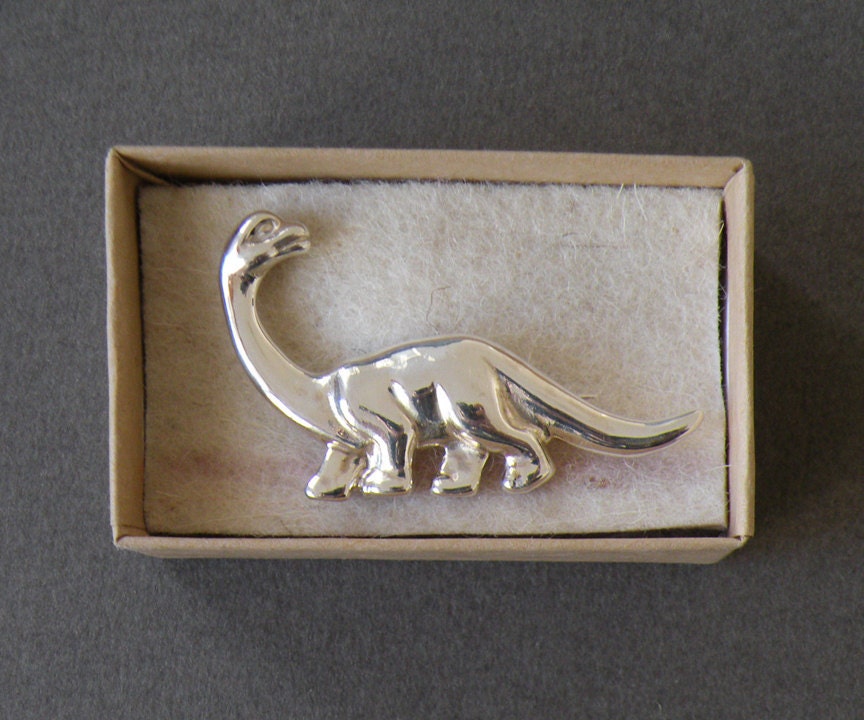 Diplodo Sterling Silver Brooch // Naive // by Noga Berman // For him // For her // Unisex