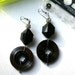 Vintage Dangle Earrings "Up-cycled" with 90's Music Cassette Tape Reels