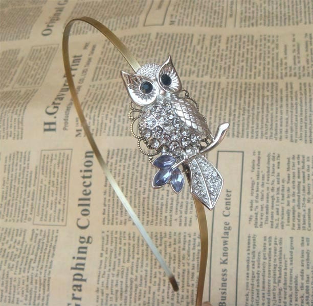 Steampunk Owl (52302) Headband Vintage Style Original Design