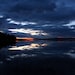 Dramatic sunset in Finland over a lake, surreal photo, print you can frame for your wall, 8in x 12in