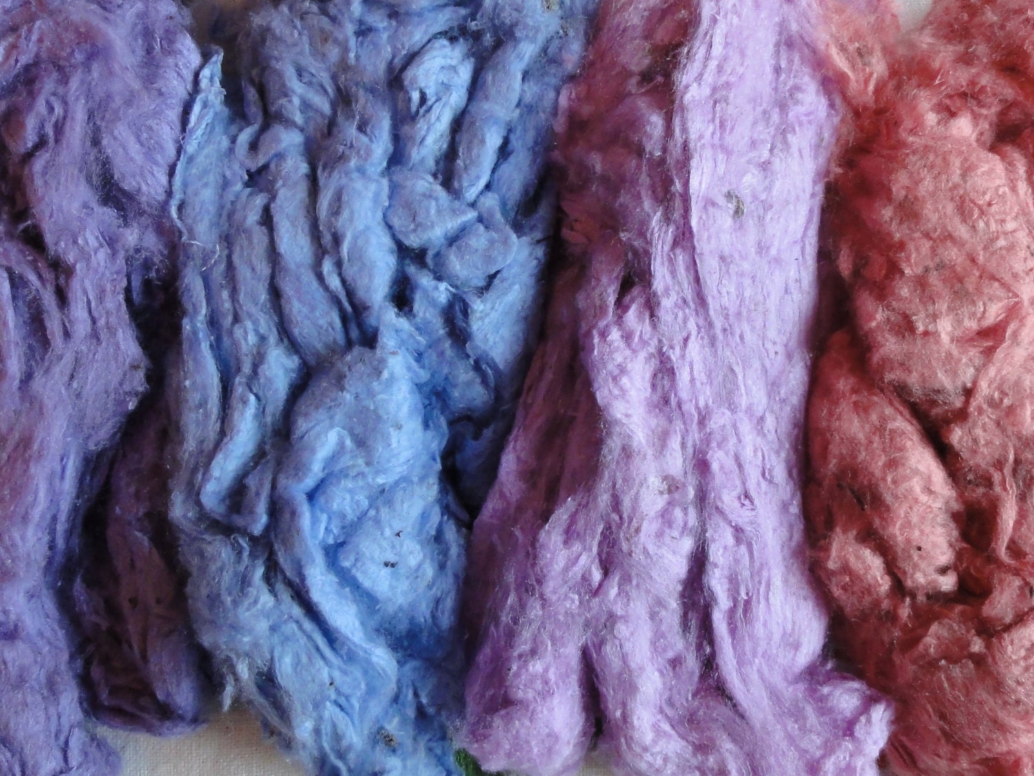 Silk Fibre. Pastels