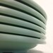 Set of 6 Vintage Mint Green Salad Plates by Texas-Ware aka Dallas Ware