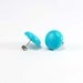 Turquoise Stud Earrings - Stud Earrings - Little Sweet Turquoise Earrings - Little Round Stud Earrings - Polymer Clay Handmade Jewelry