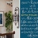 our house white - 8x10" - customizable