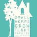 small homes - 8x10" - customizable - Mother's Day gift