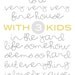 Our House White - 11x14" - Customizable
