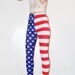 Women Leggings American Flag Stars and Stripes leggings