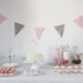 Peach and soft beige garland