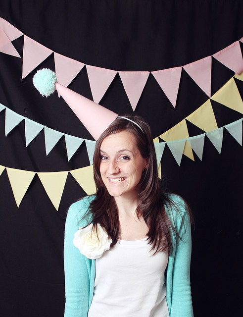 Soft pink garland