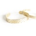 Tribal V Cuff Bracelet / gold or sterling silver bangle / hammered arrow pattern / everyday geometric jewelry