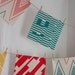 Double Chevron Hand-Printed Pillow cover