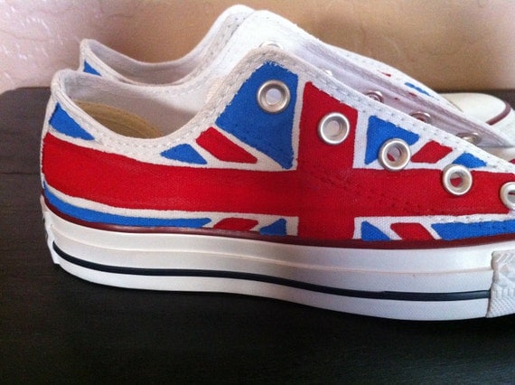 British Flag custom converse
