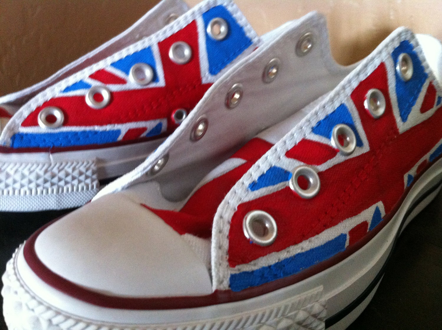 British Flag custom converse