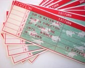Magic strip horse race game -10 cards