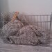 Vintage Wire Basket Locker Basket Galvanized Industrial