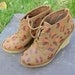animal print wedge oxfords