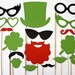St. Patrick's Day Photo Booth Props - 17 Piece