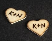 Custom engraved wood - 2 DIY wedding favor tags DIY invitations customized wedding rustic farm wedding personalized wedding beach wedding