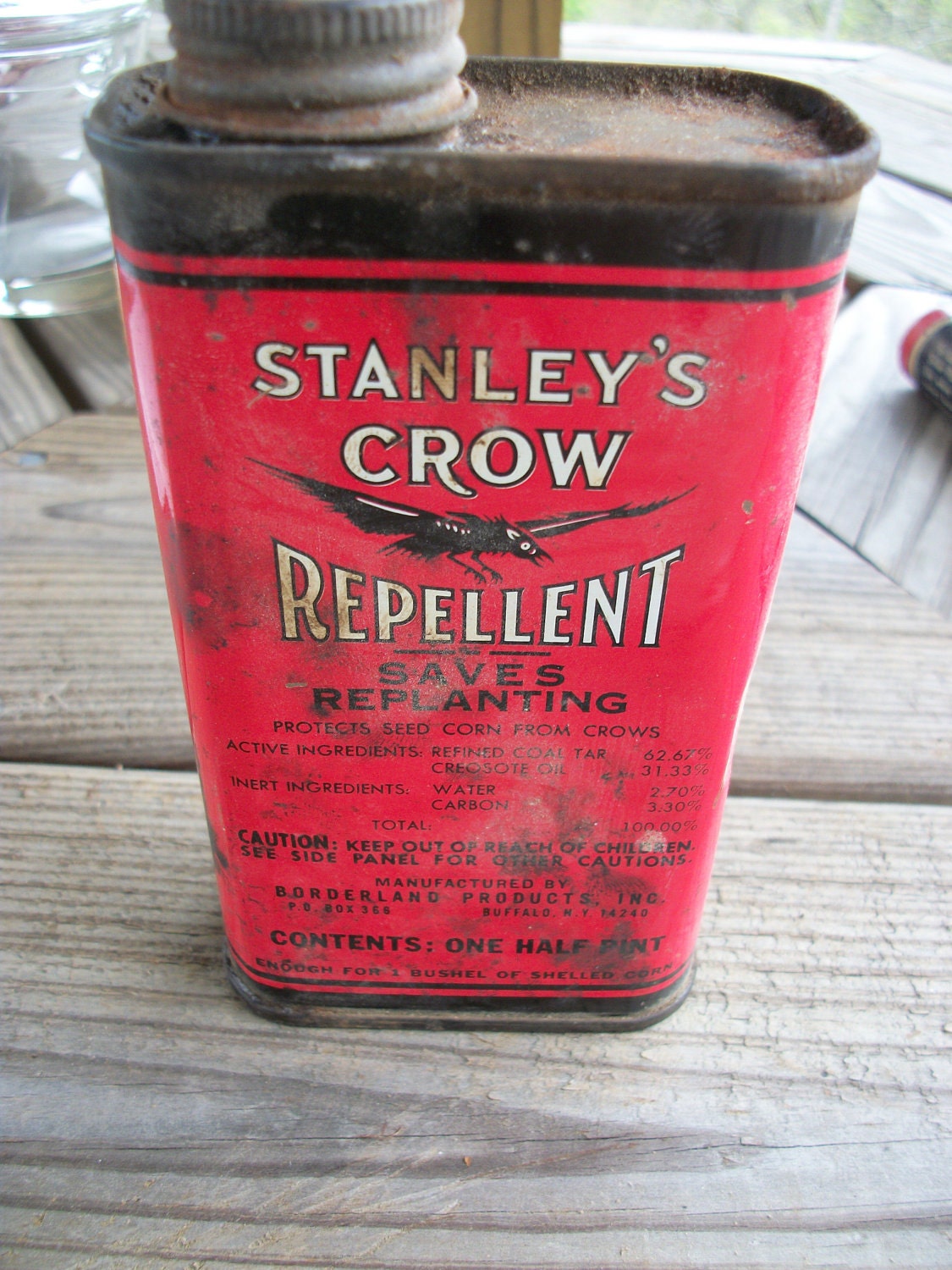 Vintage Stanley's Crow Repellant