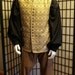PIRATE WAISTCOAT vest long front short back sz M. Light gold with celtic pattern. Renaissance costume