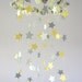 Yellow & Gray Star Nursery Mobile- Alexander Pottery Barn Bedding, Neutral Nursery Decor, Baby Shower Gift