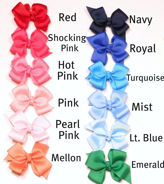 1.00 Hair Bows/ Set of 20 Bows/ Baby Bow/ Toddler Bow/ Wholesale Bows