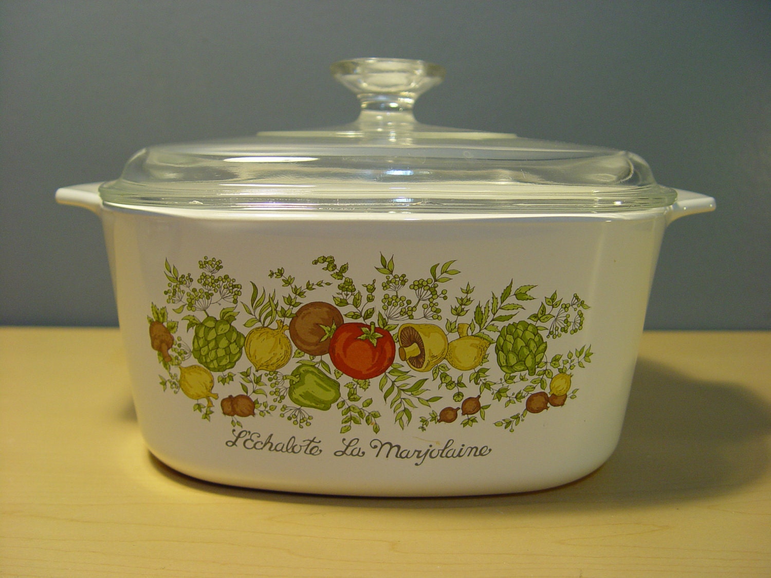 1970s Corning Ware Casserole Dish Spice of Life by LocalRetro