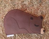 Forest Critters- Sleepy Bear with Blackberries- Eco Friendly- Woodland Gardening Animal