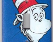Dr. Suess Cat In the Hat Switchplate Cover - Single Regular size (836)