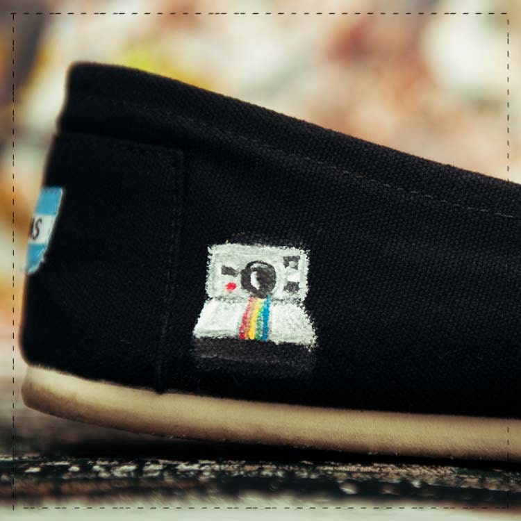 Custom Vintage Polaroid TOMS