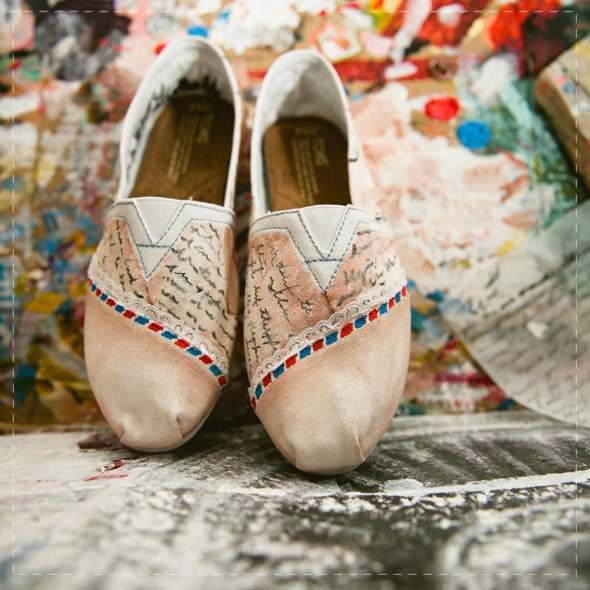 Love Letter Air Mail TOMS shoes