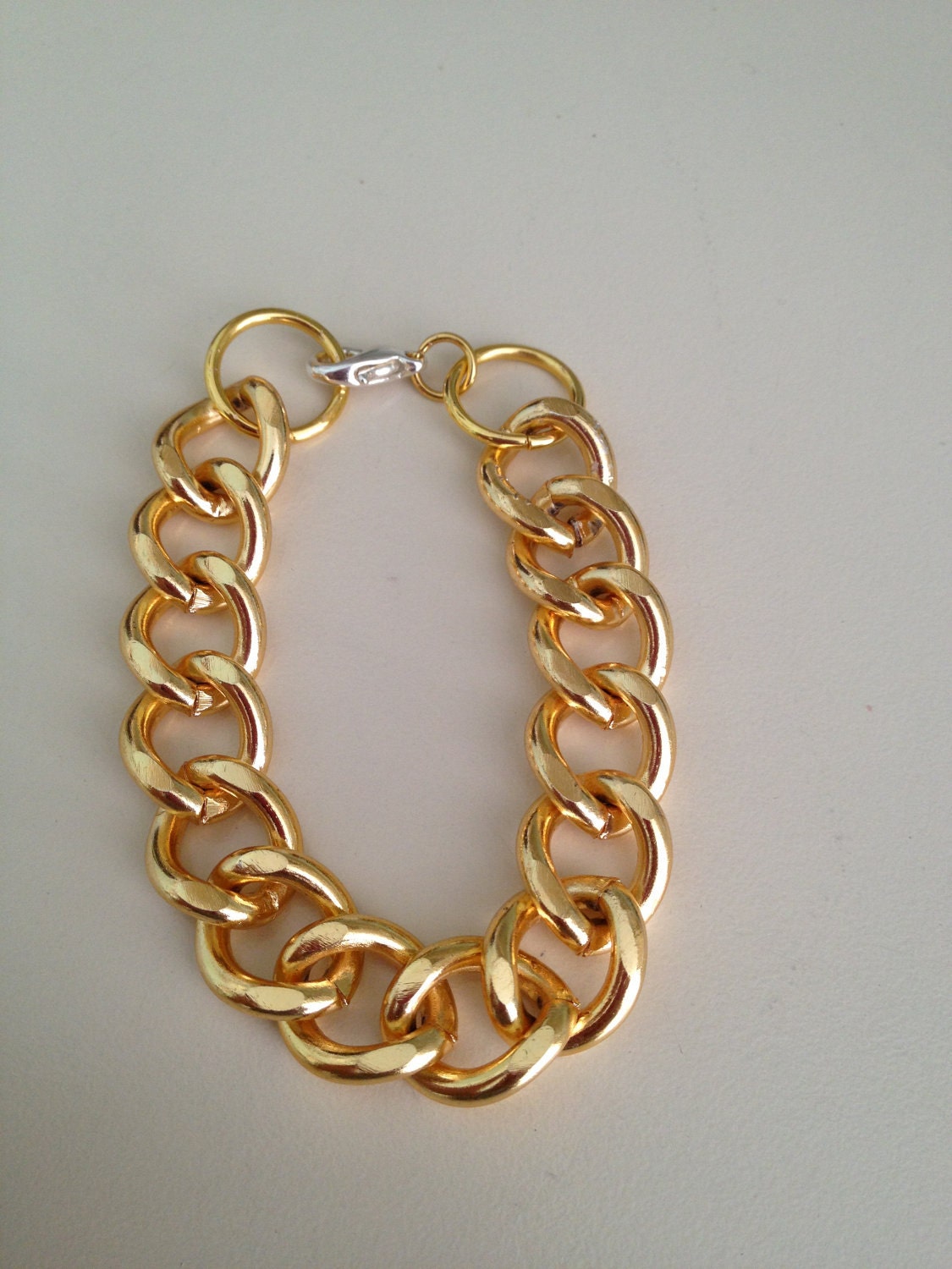 Chunky Gold Chain Link Bracelet