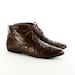 Vintage Grannies: Brown Leather Ankle Boots. Diamond Cuts and Perforated Wingtips. Made in Brazil by Naturalizer. Size - Womens VTG US 7.5 M