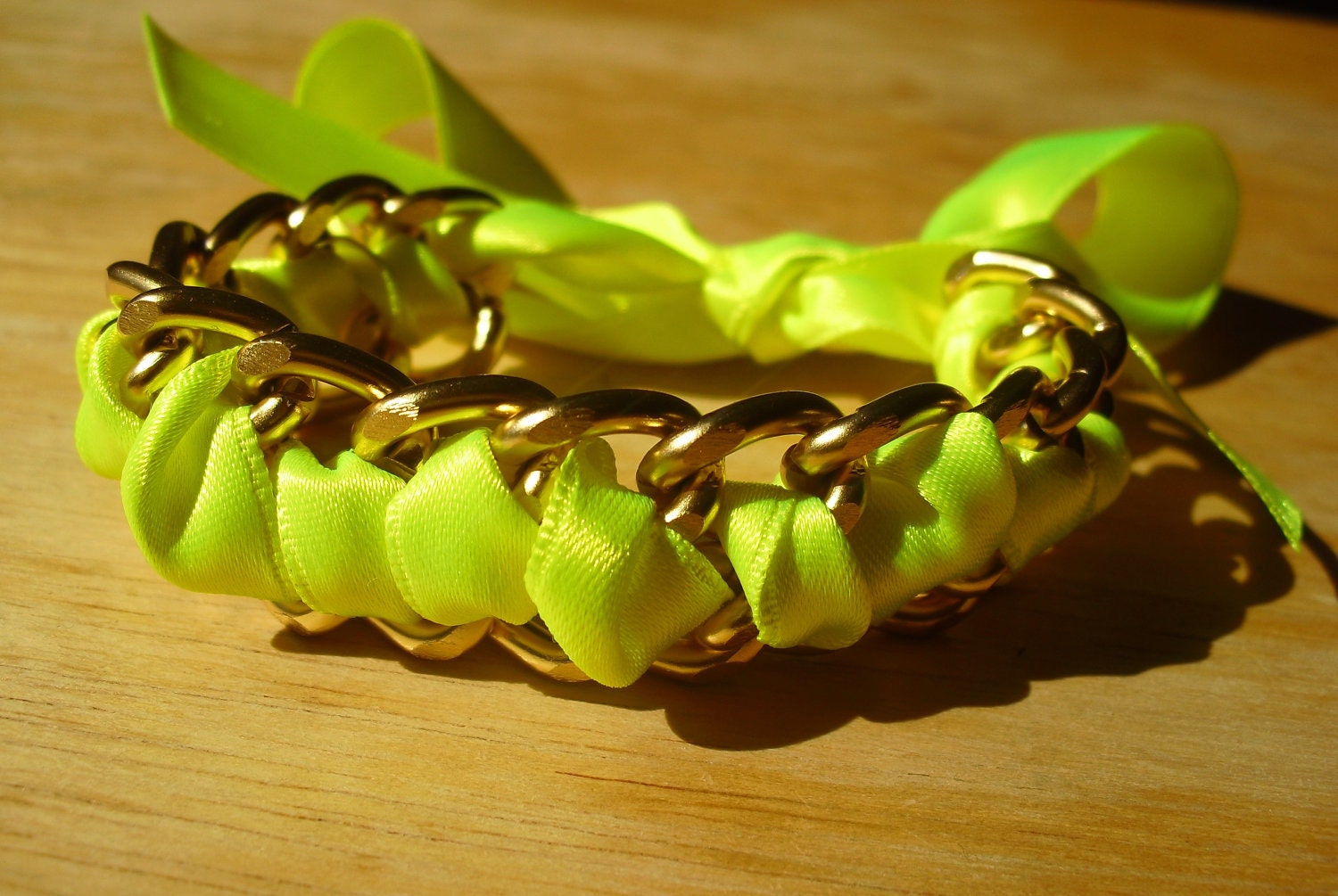 Emily Bracelet in Neon Green