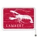 Personalized Melamine Tray - CRAWFISH weathered