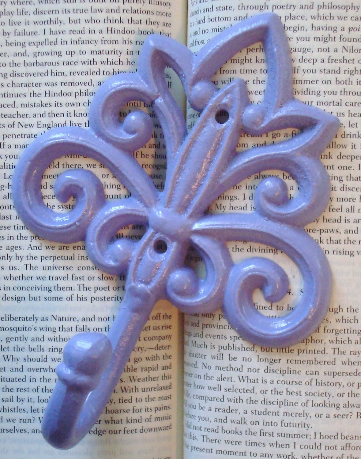 cast iron wall hook - bathroom hook - towel hanger