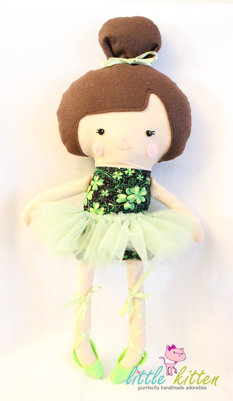 Ballerina Doll Plush - Ryanne - Made To Order