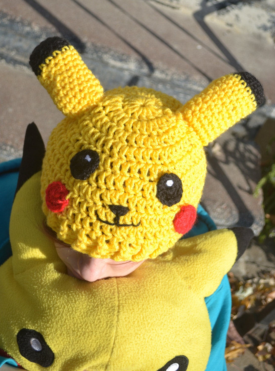Pokemon Inspired Pikachu Hat FREE SHIPPING IN U.S.