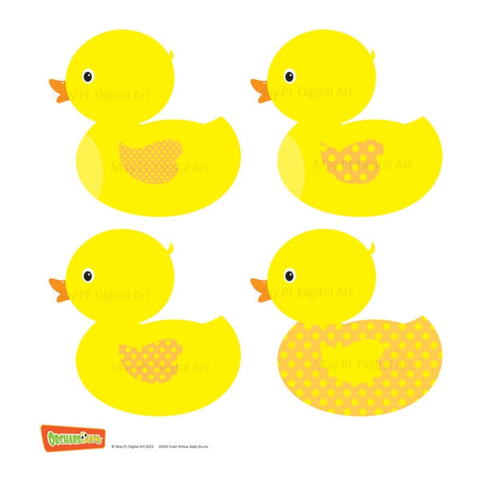 free baby shower duck clip art - photo #4