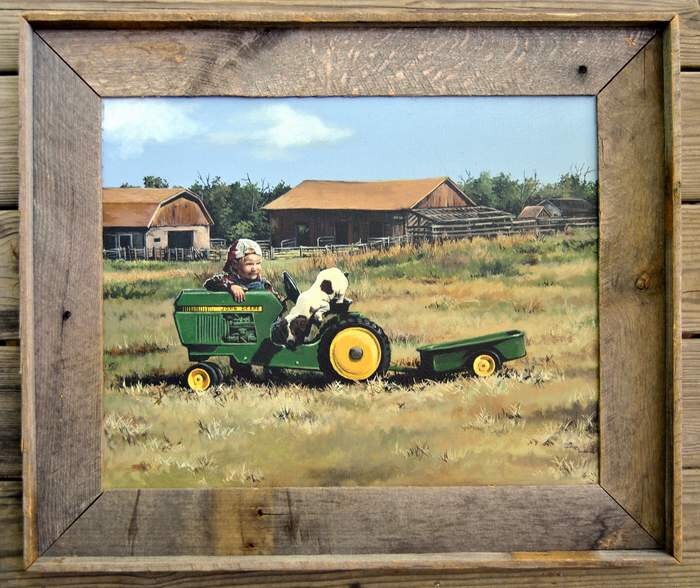 Tractor art John deere paintings tractor ride by Brushedmemories