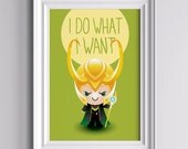 Loki - I Do What I Want poster