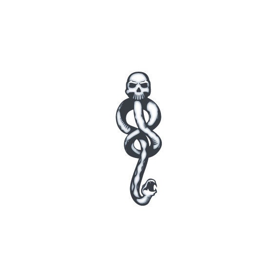 2x Temporary Dark Mark Tattoos