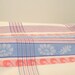 Danish damask tablecloth with print
