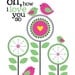 Oh How I Love You So Printable Wall Art 8x10
