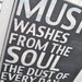 Music Washes From The Soul The Dust Of Every Day Life Word Art
