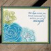 Floral Sympathy Card - Handmade Greeting Card - Handstamped - Thinking of You - Sympathy - Get Well - Stampin Up