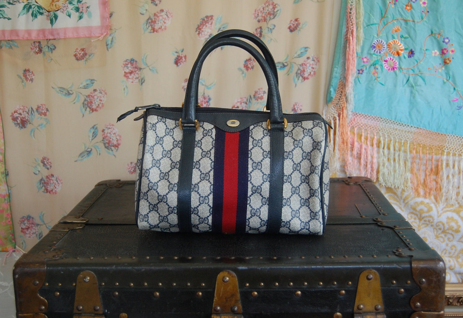 RESERVED for Gokitty Gucci Speedy Navy