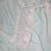 Robins Egg Blue Silk Pajamas- Edwardian Embroidered Tulle Lace Edging